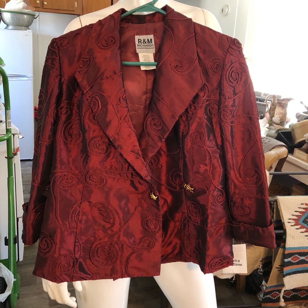 Ruby Red Evening Jacket